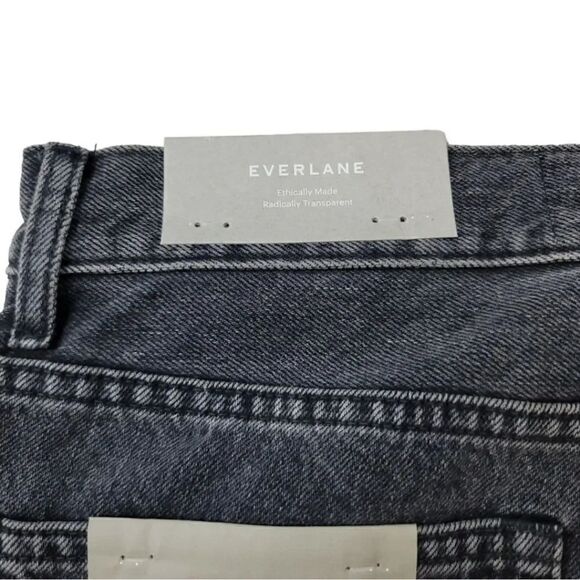 NEW Everlane The 90s Cheeky Button Fly Jean in Washed Black Size 27 - Picture 11 of 16